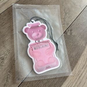 MOSCHINO luxury perfume car air freshener NEW